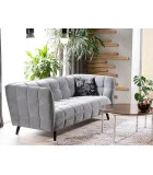 Sofa CASTELLO 3 VELVET grey order